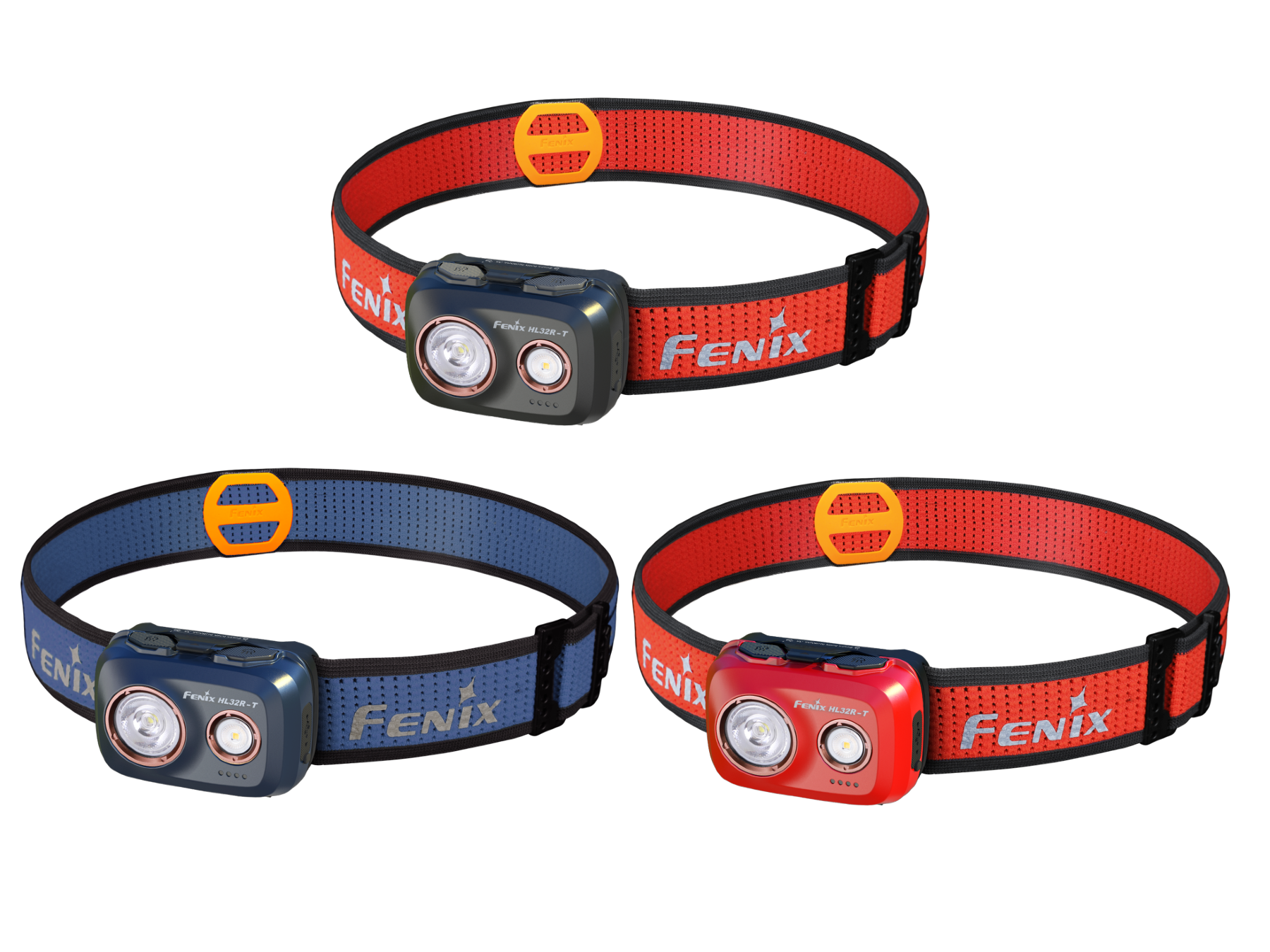 Fenix HL32R-T 800 Lumens Rechargeable LED Headlamp for Trail Running, Hiking & Camping - Waterproof Headlight with Adjustable Headband for Outdoor Adventures