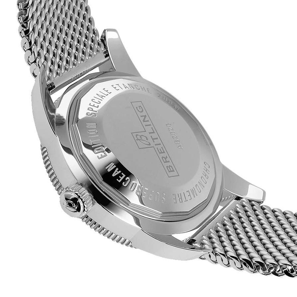 Breitling Superocean Heritage B20 Automatic 46mm Stainless Steel Men's Diving Watch - Luxury Waterproof Timepiece for Professional Divers & Water Sports Enthusiasts