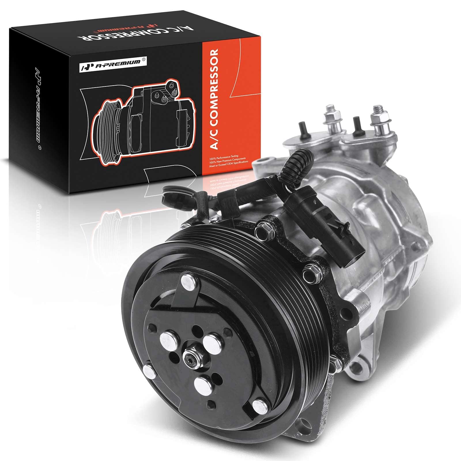 Premium AC Compressor with Clutch for 2002-2005 Jeep Liberty 3.7L SUV - High Performance Replacement Part for Smooth Cooling in Hot Weather