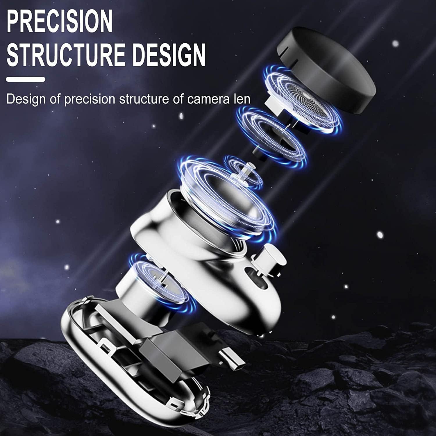 Flinzor Electric Razor for Men - Portable & Rechargeable Mini Shaver - 2023 Upgraded Wet & Dry Shaving - Perfect for Travel, Gym, and Daily Grooming (2PCS-B)