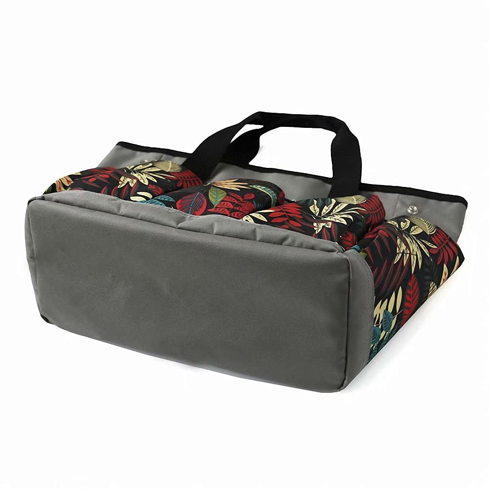 Gardening Tote Bag with Multiple Pockets - Durable Garden Tools Organizer for Outdoor Storage - Perfect for Lawn, Yard & Garden Work (Green Thumb Essential)