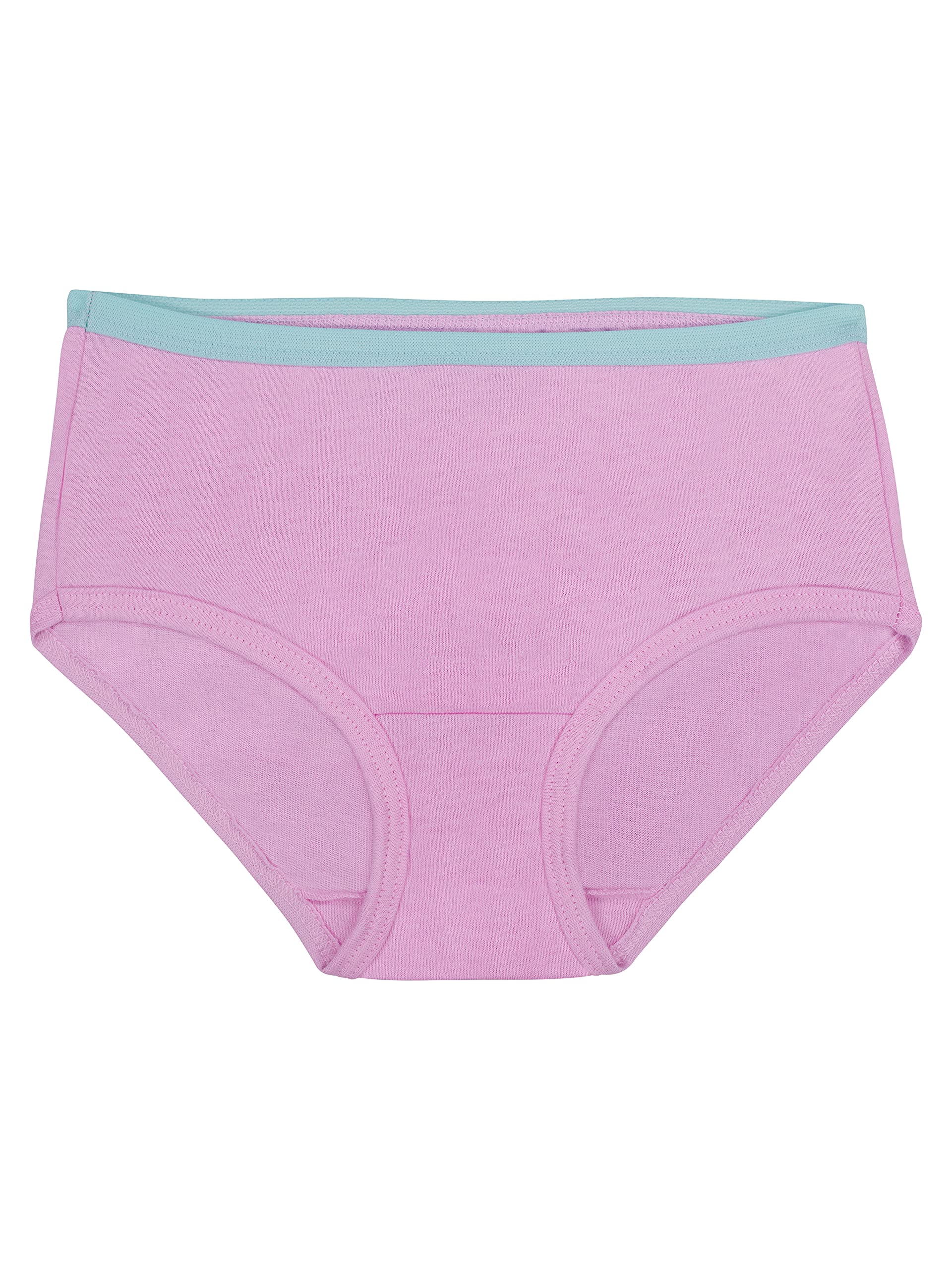 Fruit of the Loom Girls' Tag Free 100% Cotton Brief Underwear Multipack - 5 Pack Soft Comfort Underwear for Kids, Toddlers & Teens - Perfect for School, Sleepovers & Everyday Wear