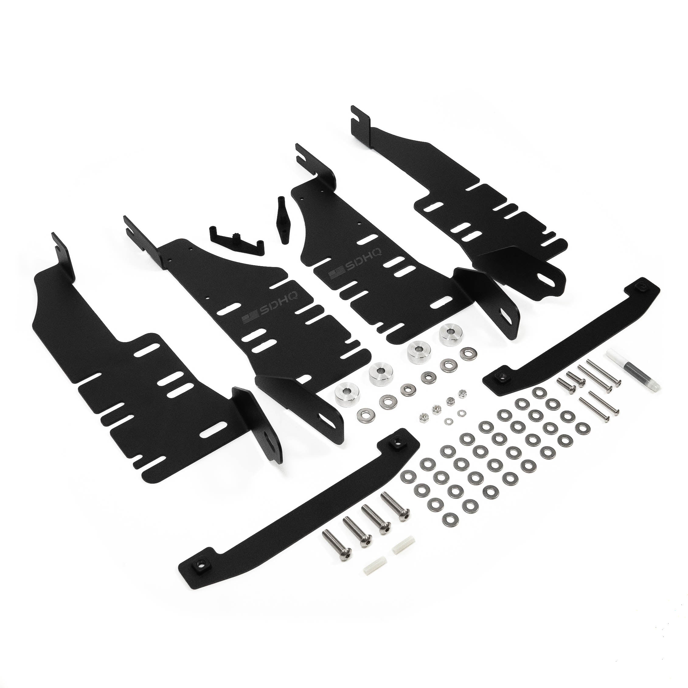 2019-2025 Ram 1500 SDHQ Built Behind the Grille LED Light Bar Mount Kit - Off-Road Lighting Upgrade for Enhanced Night Visibility
