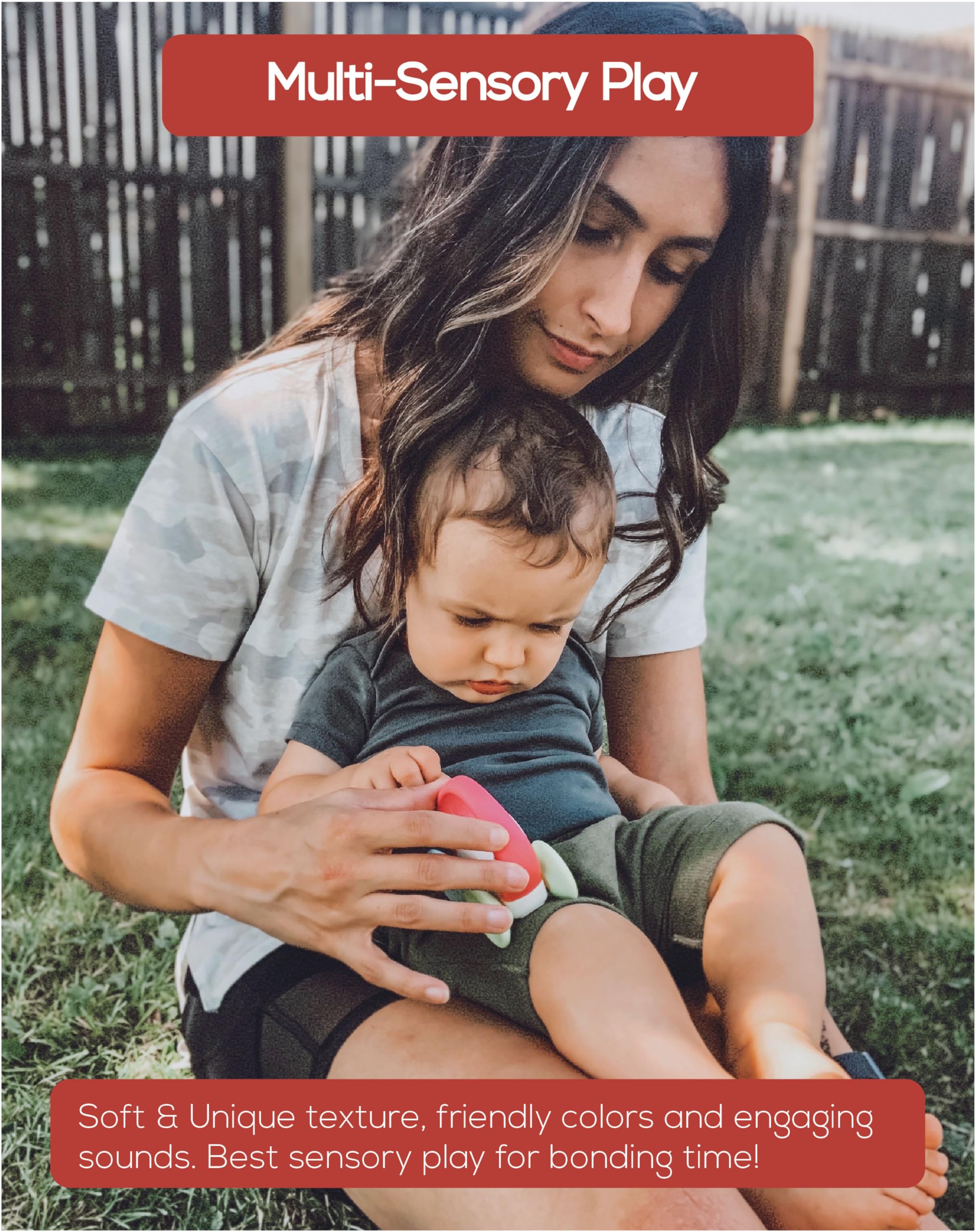 **BaBeloved My First Car Baby Teething Toys – Soft, BPA-Free, Food-Grade Sensory Teether for Infants 0-12 Months | Montessori-Inspired, Multiple Textures for Soothing Gums – Perfect for On-the-Go, Playtime & Early Learning**