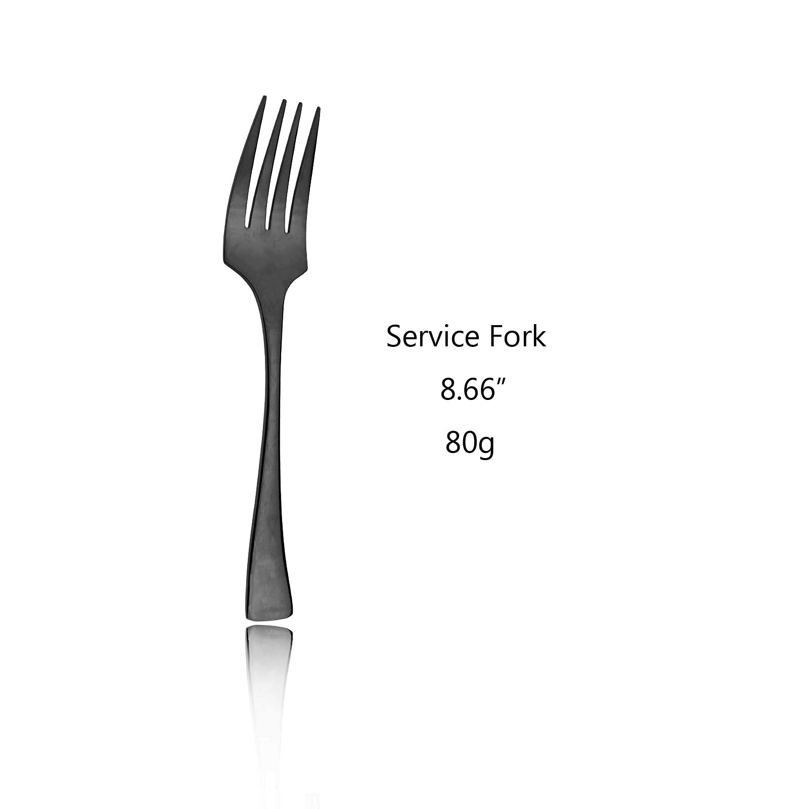 4-Piece Stainless Steel Dinner Forks Set - 8.66 Inch 304 Stainless Steel Heavy Duty Forks for Restaurant, Catering & Home Dining - Dishwasher Safe Cutlery Set