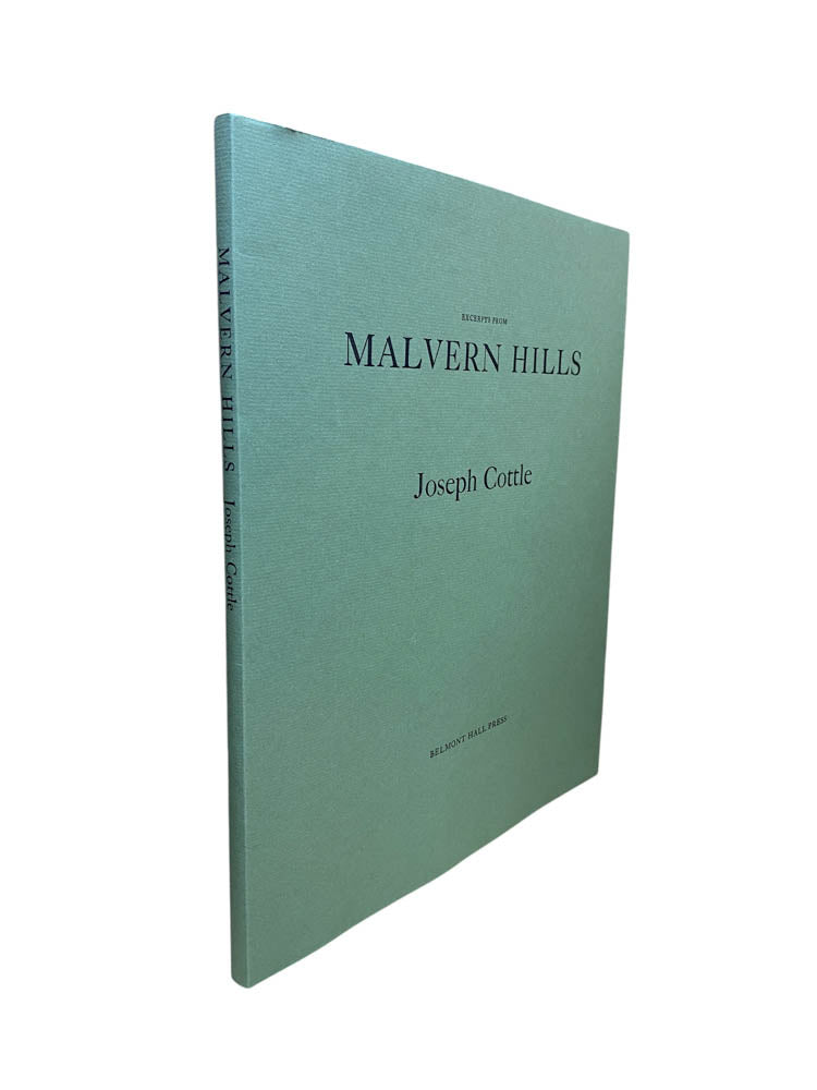 Joseph Cottle Excerpts from Malvern Hills - Classic Poetry Collection for Literature Lovers & Book Clubs