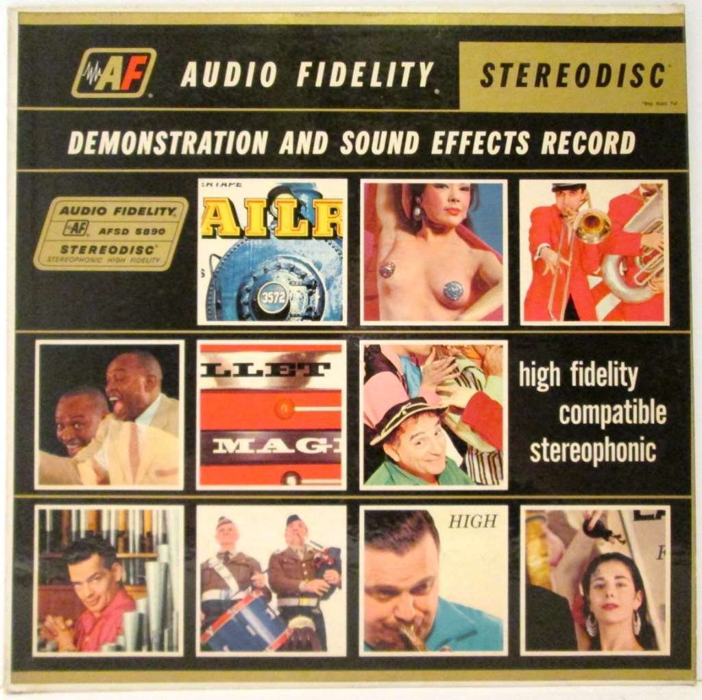 High-Quality Audio Fidelity Stereo Demonstration & Sound Effects Vinyl Record - Perfect for Audiophiles, Home Theater Systems, and Music Production Studios
