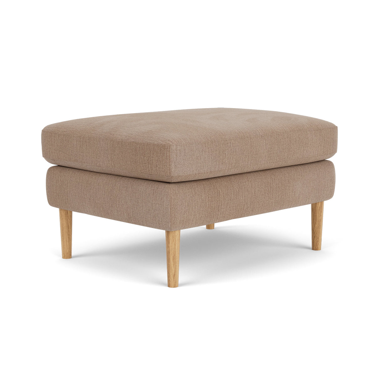 Astha Fabric Ottoman Stool - Soft Round Storage Pouf with Removable Cover for Living Room, Bedroom & Nursery - Perfect for Extra Seating & Home Decor