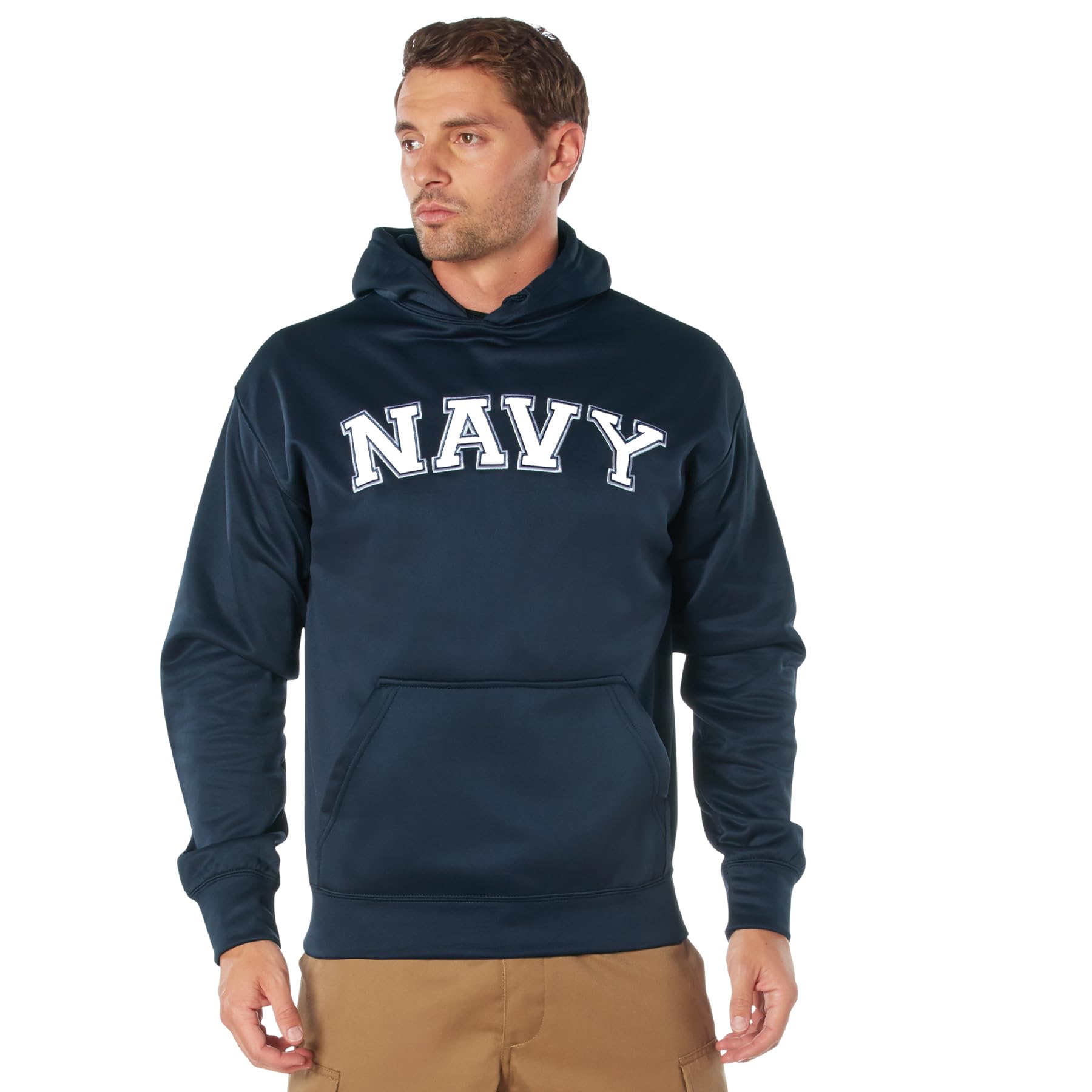 Rothco Embroidered Pullover Hoodies - Military Branch Apparel | Army Navy Air Force Tactical Sweatshirt for Men & Women | Outdoor Workout Hiking Camping Casual Wear