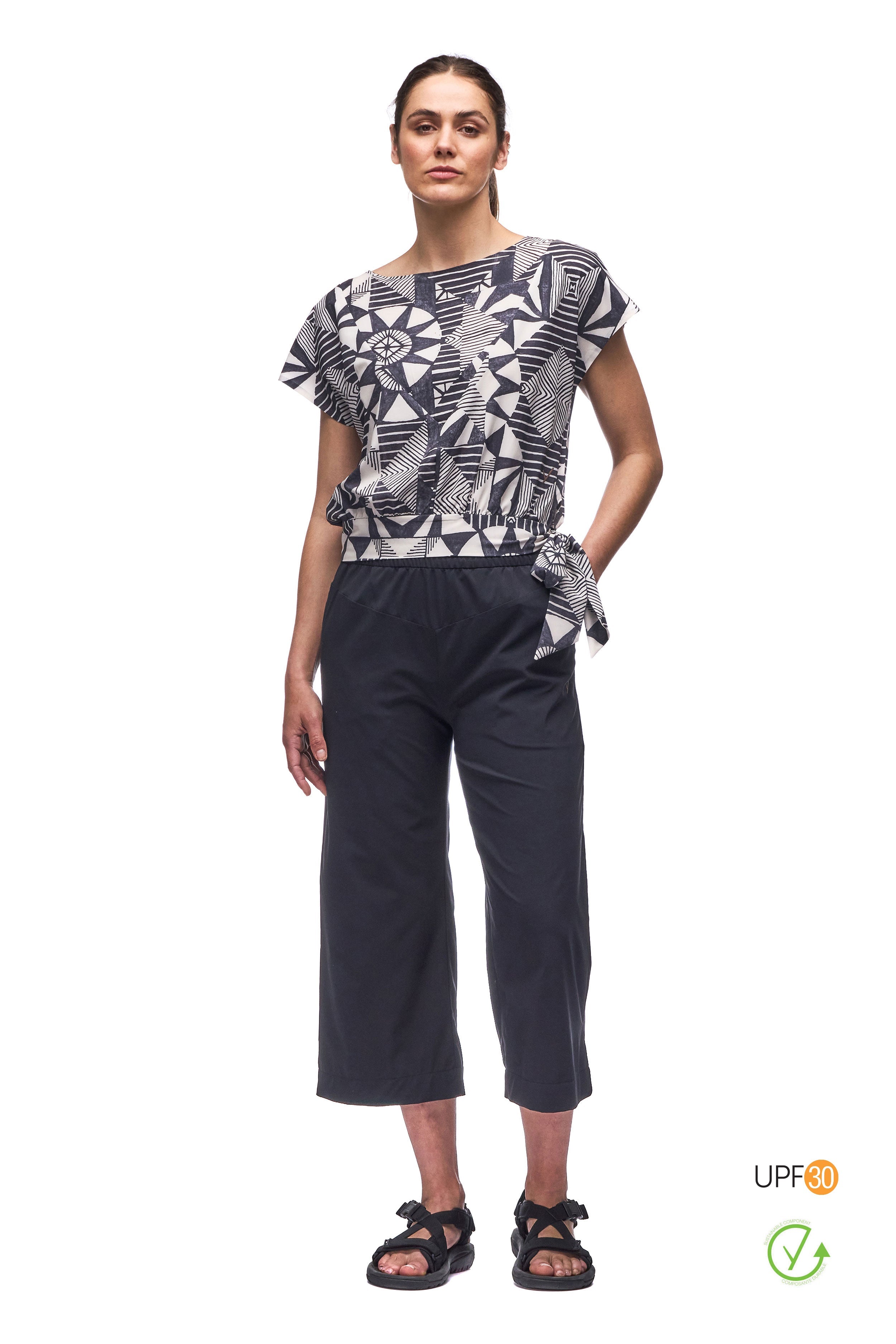 Indyeva Aleste SS Women's T-Shirt - Soft Cotton Casual Tee for Everyday Wear | Perfect for Workouts, Lounging & Street Style