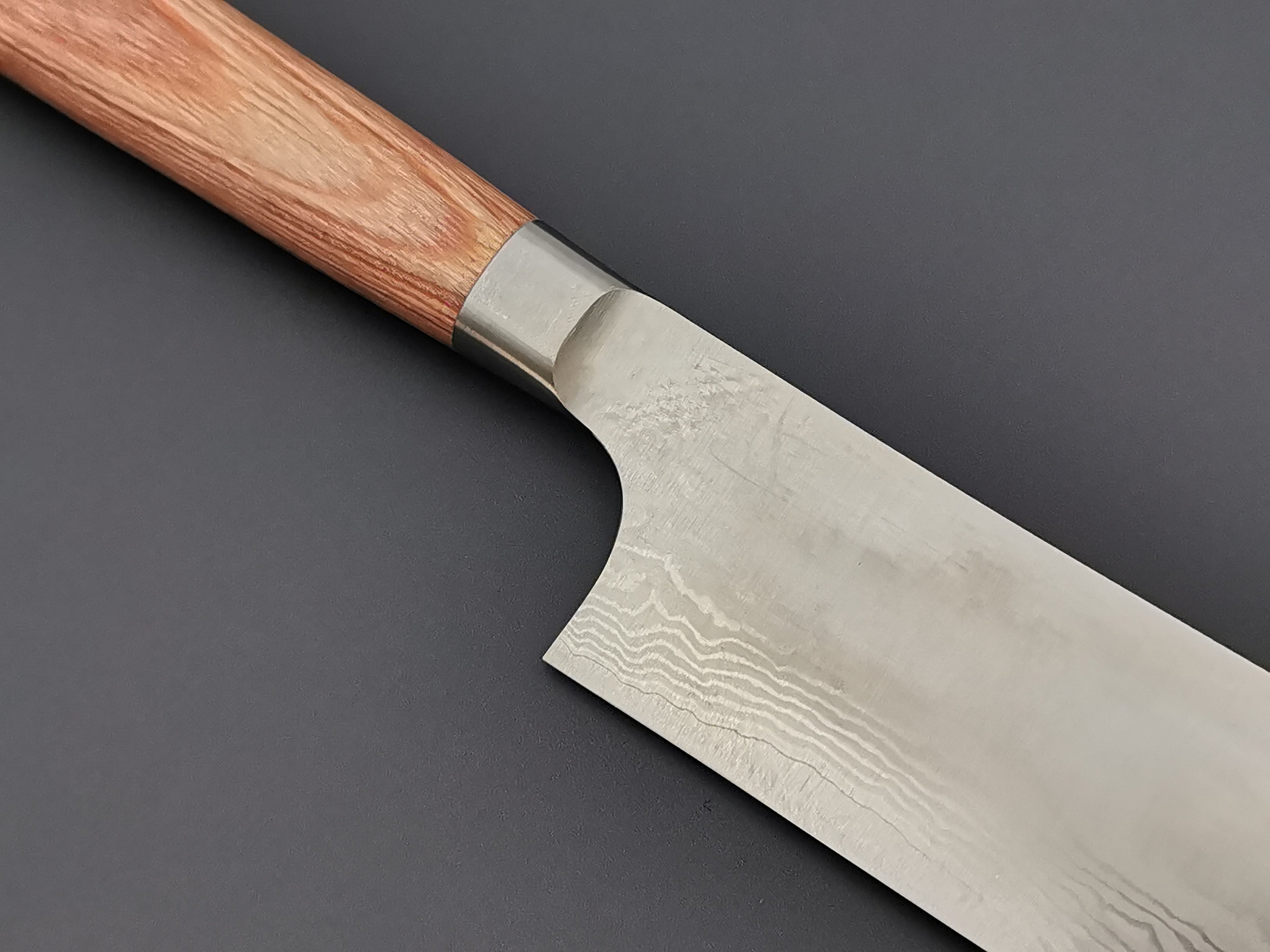 Premium Katsuyasu Kamo VG10 Damascus Nakiri Knife - Japanese Vegetable Chopper for Professional Chefs & Home Cooking - Perfect for Slicing, Dicing & Mincing Vegetables