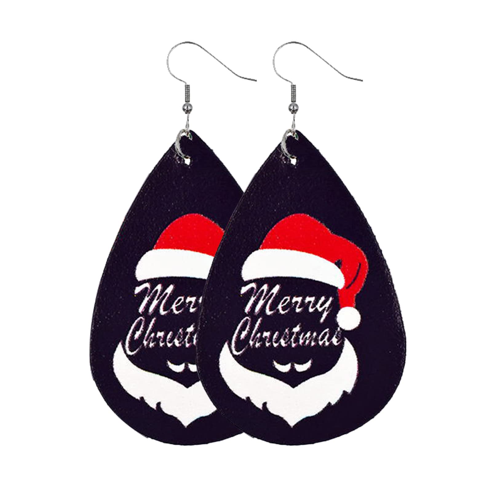 Festive Santa Earrings for Women - Christmas Drop Dangle Pendant Jewelry - Perfect for Holiday Parties & Xmas Decorations