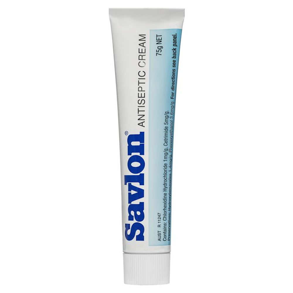 Savlon Antiseptic Cream 75g - First Aid Treatment for Cuts, Burns & Skin Irritations | Portable Wound Healing Ointment for Home, Travel & Outdoor Activities