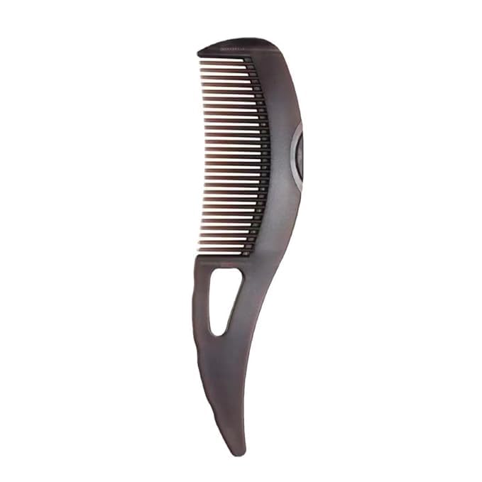 Anti Dandruff Comb for Women & Men - Scalp Massage Hair Brush with Hollow Design to Remove Dandruff, Dirt & Excess Oil - Dark Brown Hair Care Tool for Dry Scalp & Oily Hair Relief - Perfect for Home Salon Use & Travel Hair Care Kit