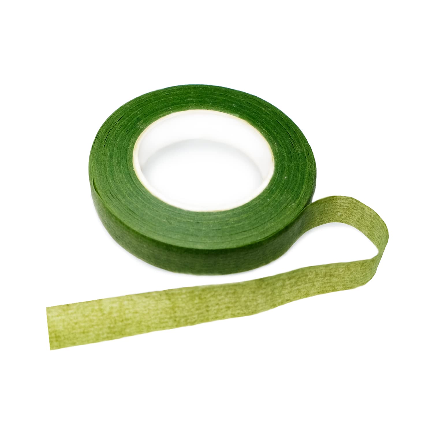BEADNOVA 1/2 Inch Green Floral Tape - 30 Yards Waterproof Flower Stem Wrap for Bouquets, Floral Arrangements, Wedding Decorations & DIY Crafts - Perfect for Fresh & Artificial Flowers