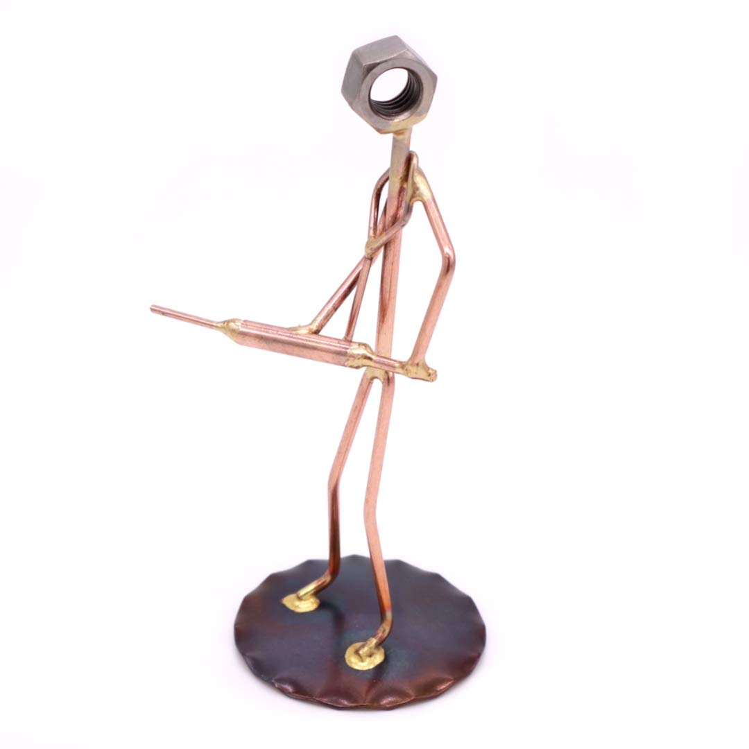 Nurse Man Collectible Handmade Metal Art Figurine - Unique Desk Decor, Office Trophy, Perfect Doctor & Boss Gift for Medical Professionals - Ideal for Office, Clinic, or Home Display