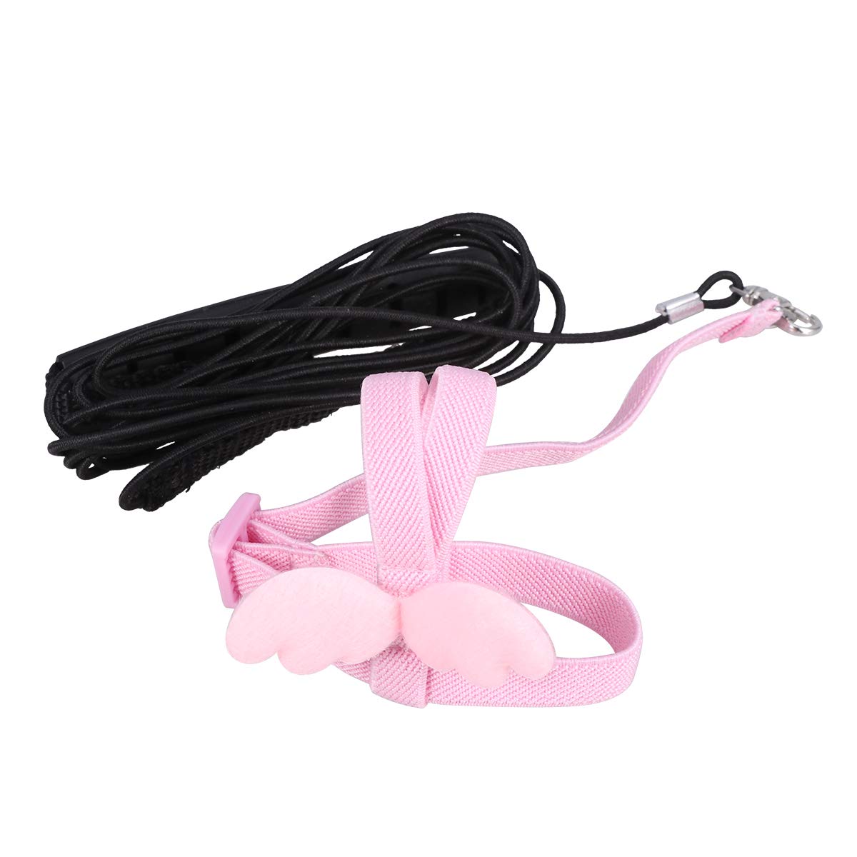 Bird Pulling Rope Parrot Wing Harness - Pink Flying Rope Harness for Parrots, Pet Supplies & Cage Accessories - Perfect for Outdoor Training & Safe Flight Exercises