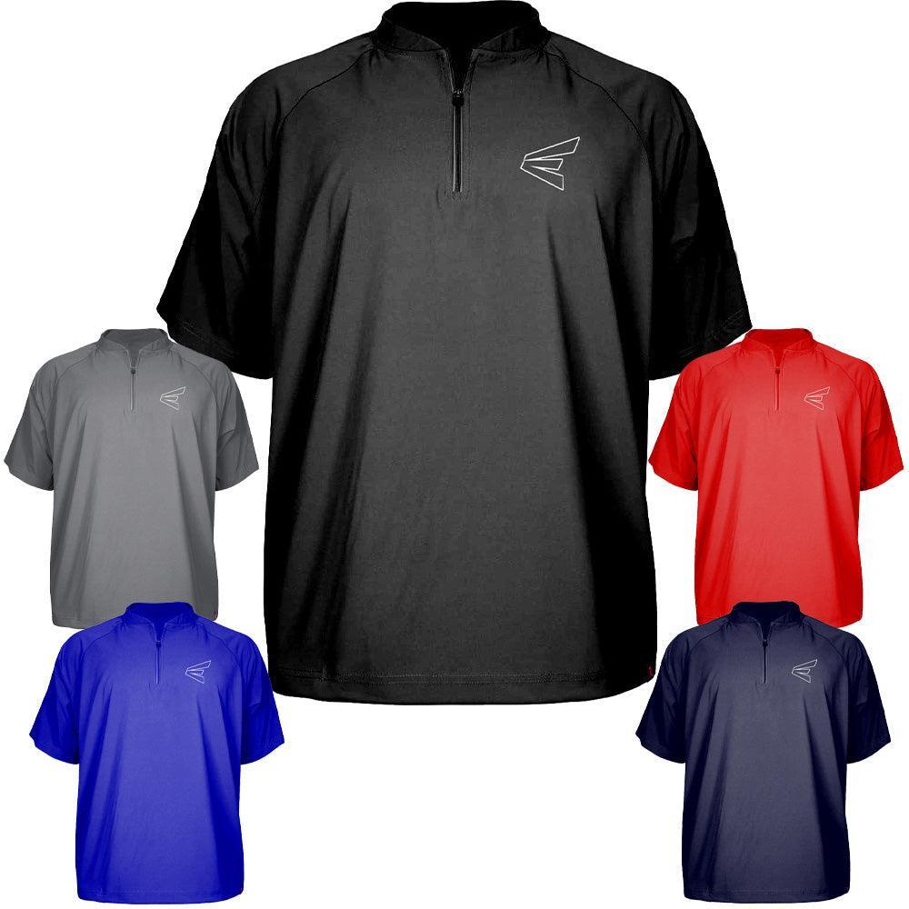Easton ChampLite Short Sleeve Cage Jacket - Lightweight Baseball Practice Jacket for Men & Women - Perfect for Training, Games & Outdoor Sports