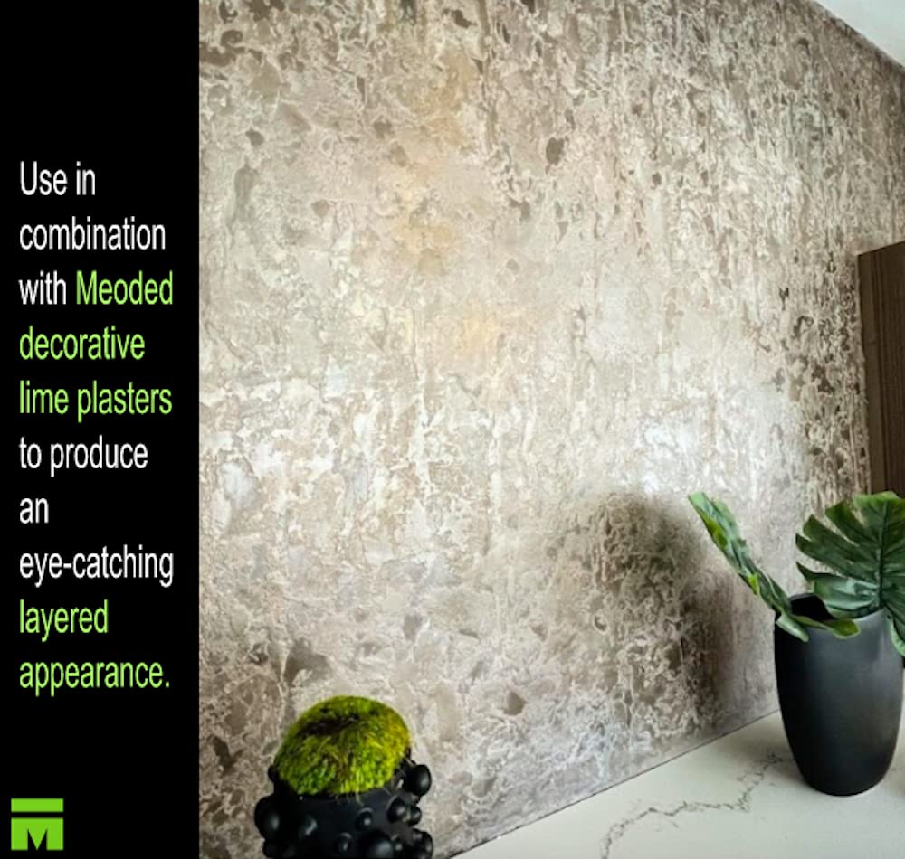 Meoded Premium Sapphire Metallic Paint - Interior & Exterior Water-Based Wall Paint for Home & Commercial Use - Perfect for Accent Walls, Furniture & DIY Projects