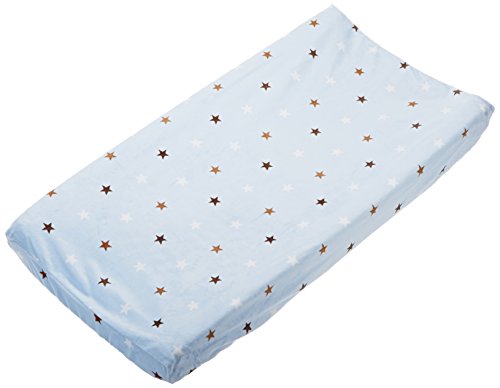 Carter's Soft Velour Changing Pad Cover - Monkey Rockstar Design for Baby Nursery, Diaper Changing Station & Travel Use