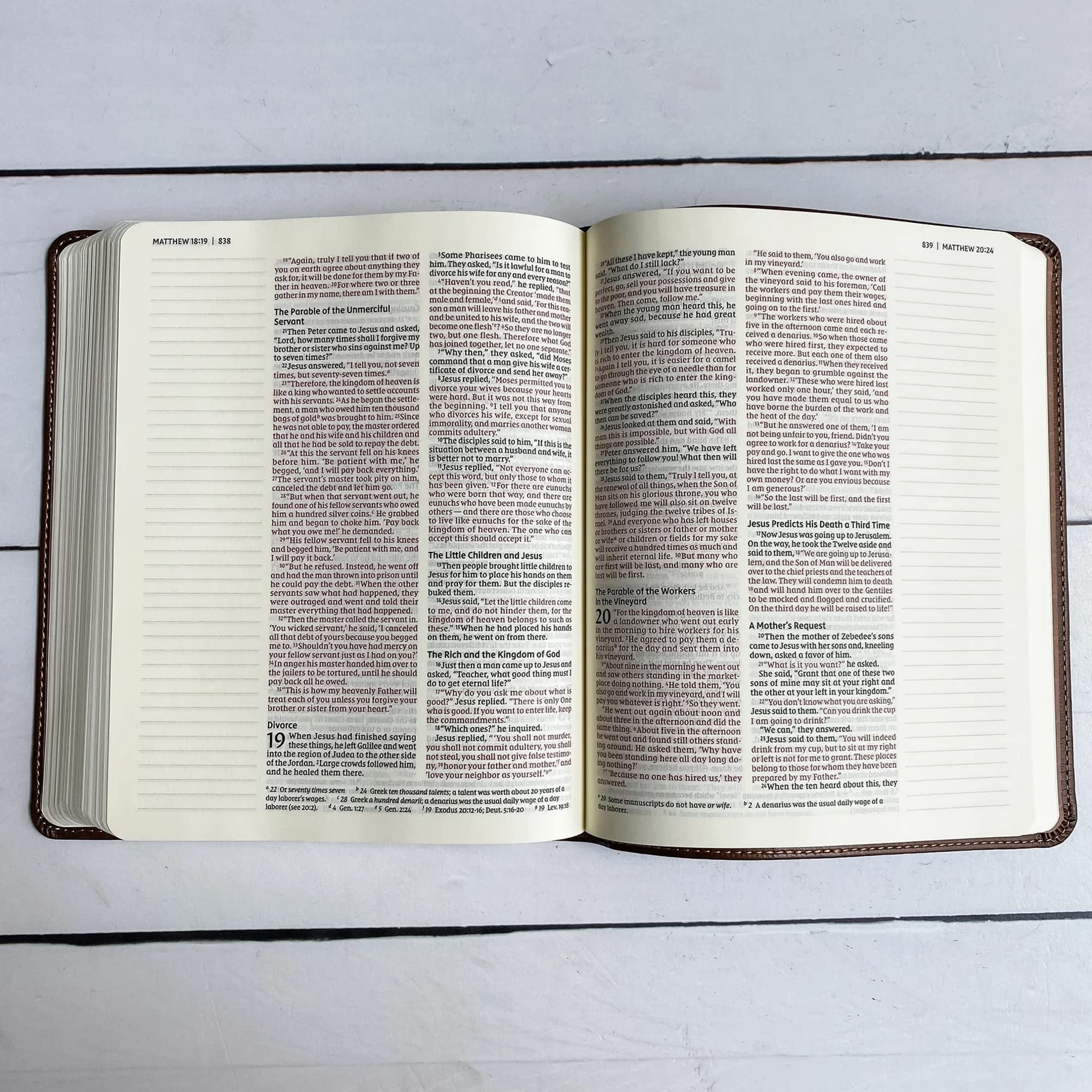 Hand Illustrated & Laser Engraved NIV Journaling Bible - Personalized Christian Gift with Custom Name Engraving | Perfect for Bible Study, Prayer Journaling & Spiritual Gifts