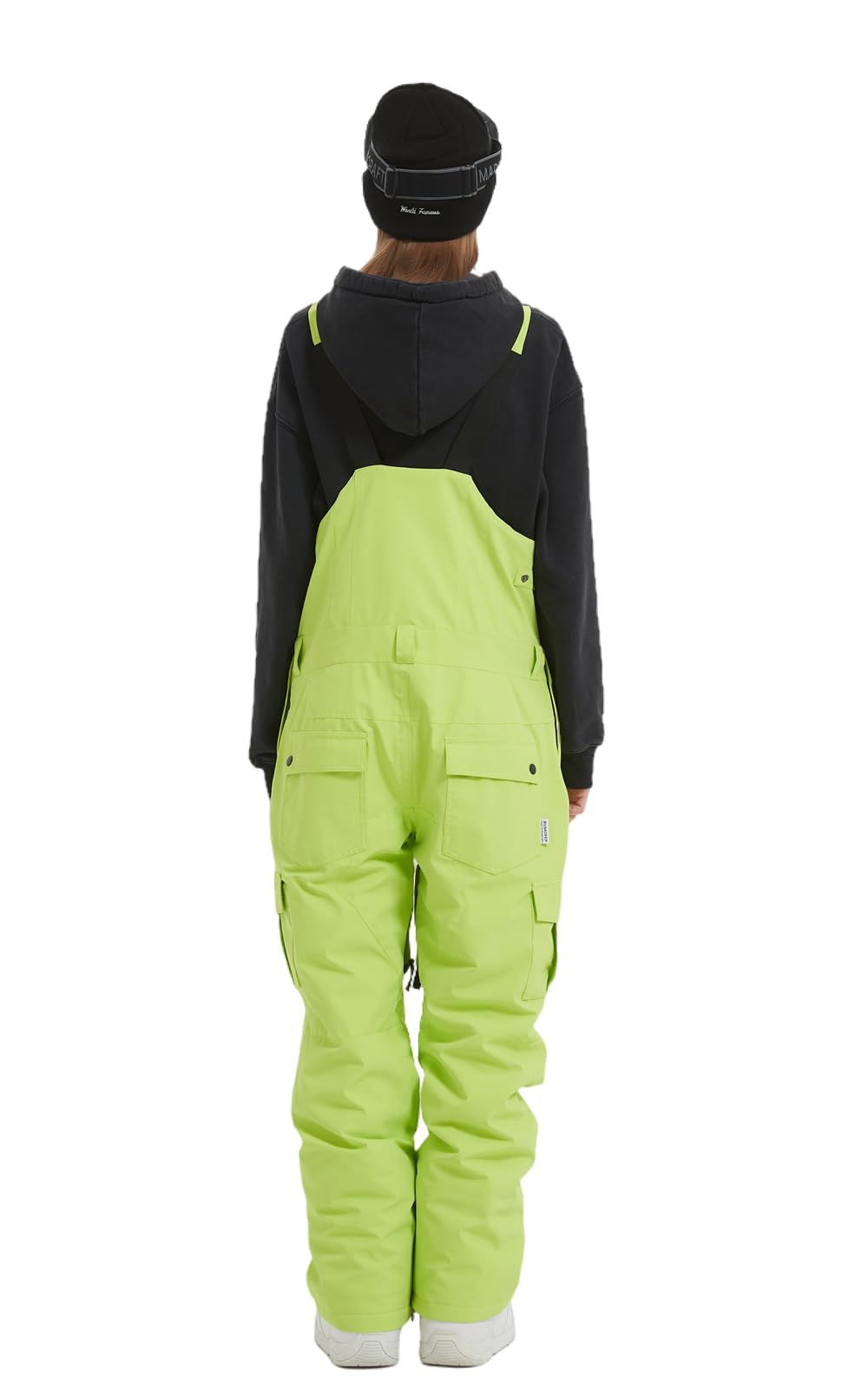 **Men's & Women's Snow Bib Overalls - Adjustable Waterproof Ski Pants with Windproof Insulation for Warmth - Perfect for Skiing, Snowboarding & Winter Outdoor Activities**