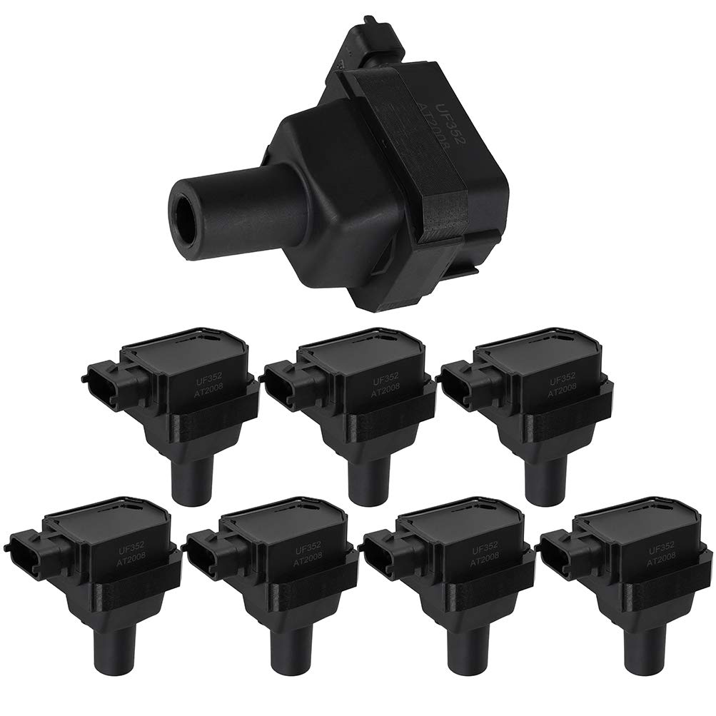 AINTIER Set of 8 Ignition Coil Packs Compatible with 1996-1998 Mercedes-Benz SL500 V8 Engine - Replacement Parts for Smooth Acceleration & Improved Performance