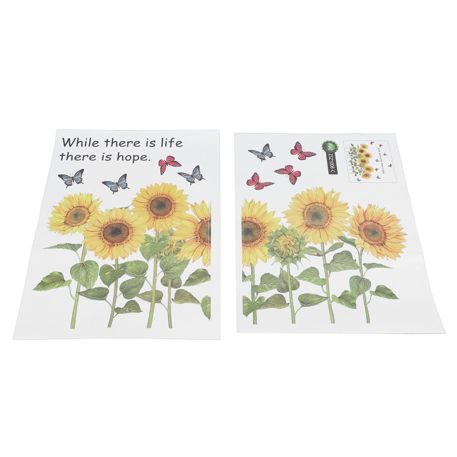 AlvinliteHome Self-Adhesive English Letter & Flower Wall Decals - Removable Wall Stickers for Bedroom, Living Room, Nursery Decor - Perfect for Home, Office & Party Decoration