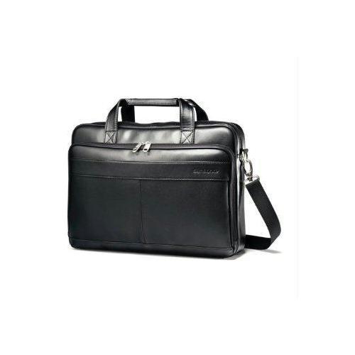 15.6 Inch Genuine Leather Slim Business Briefcase - Professional Laptop Bag for Work, Office & Travel - Stylish & Durable Men's Messenger Bag