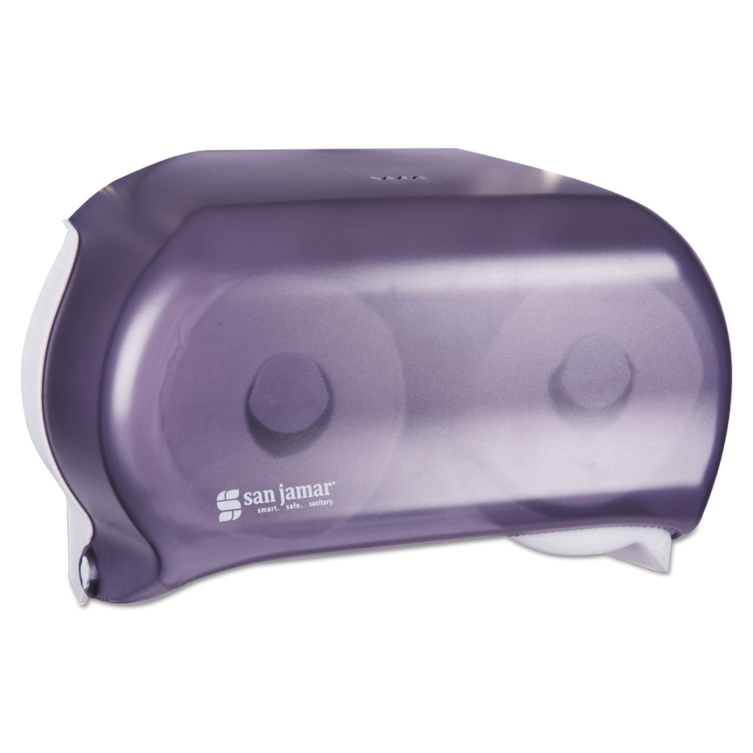 San Jamar R3600TBK VersaTwin Double Roll Tissue Dispenser - 8