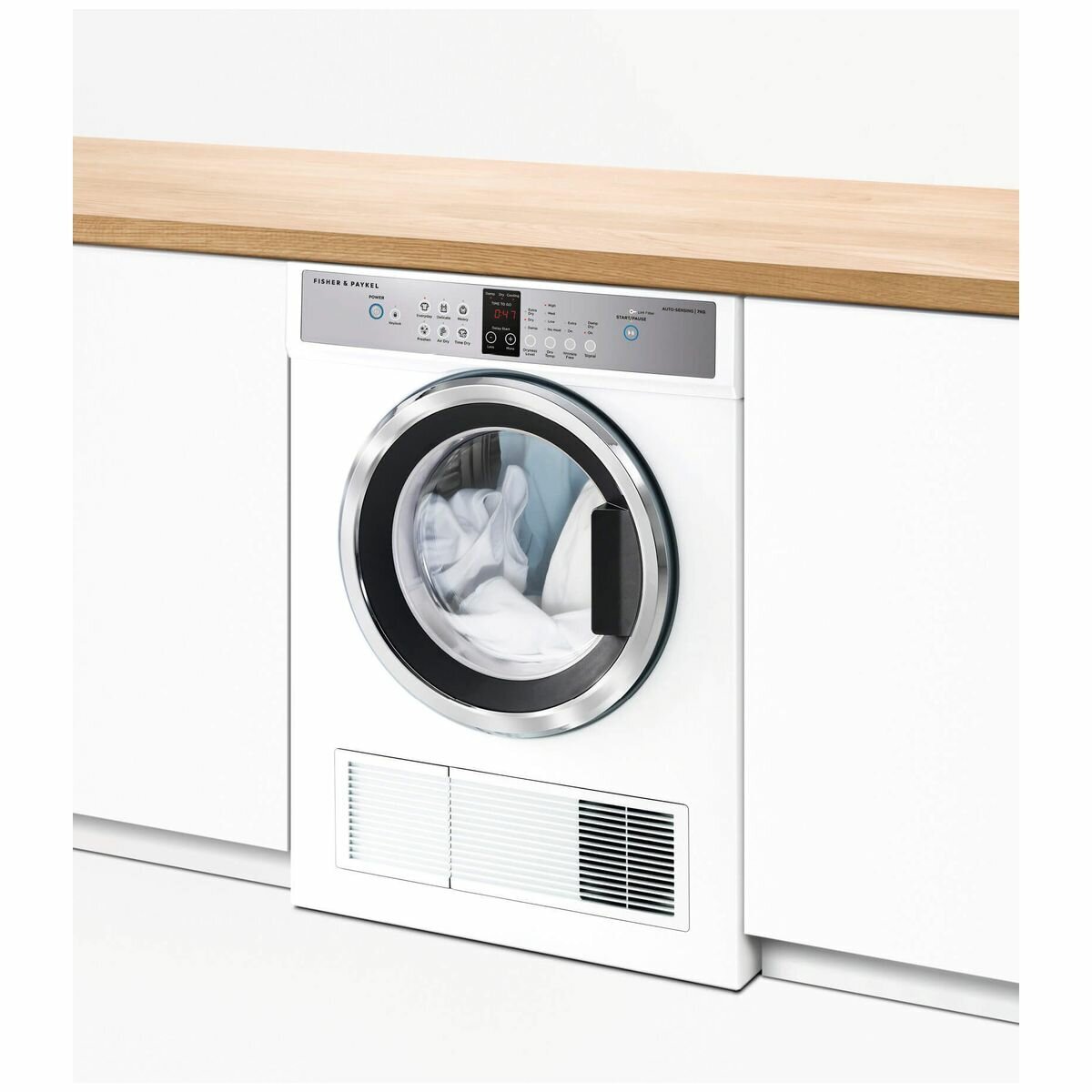 Fisher & Paykel Series 5 7kg Vented Dryer DE7060G2 - Energy Efficient Clothes Dryer for Home Laundry, Perfect for Small Families & Apartments
