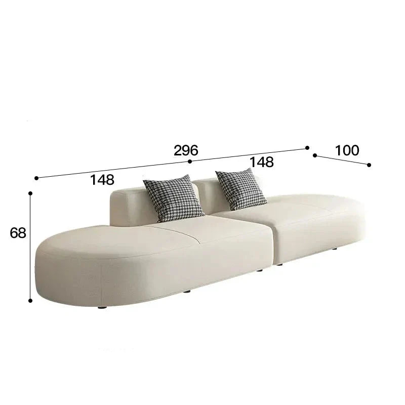 Modern Corner Sectional Lazy Floor Sofa - Comfortable Chaise Lounge for Small Spaces, Living Room, Bedroom, or Home Theater - Soft Fabric & Stylish Design for Relaxing, Lounging, and Entertaining