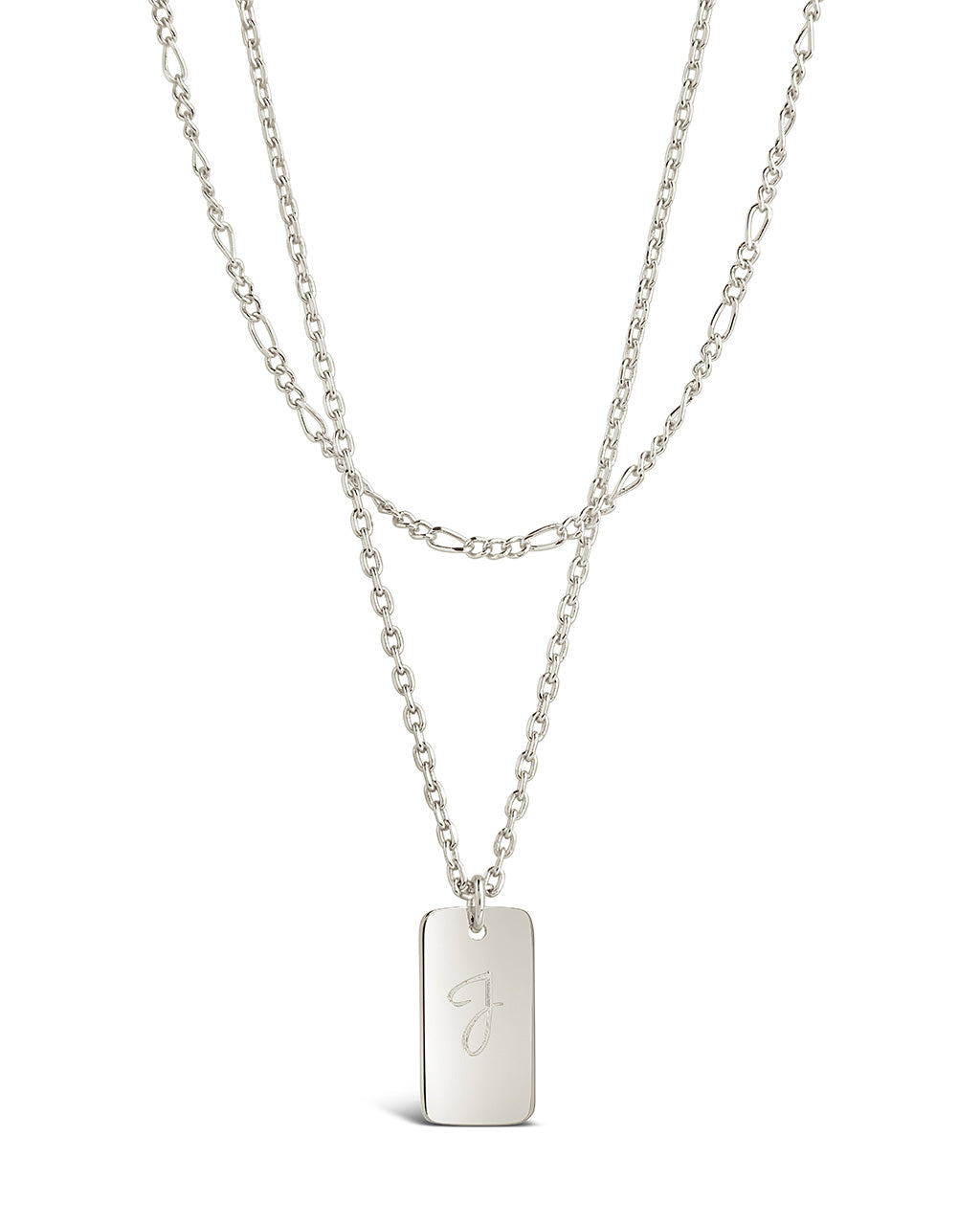 Layered Chain Necklace for Women - Initial Pendant Necklace, Dainty Gold & Silver Jewelry Gift for Her - Perfect for Everyday Wear, Date Night & Special Occasions