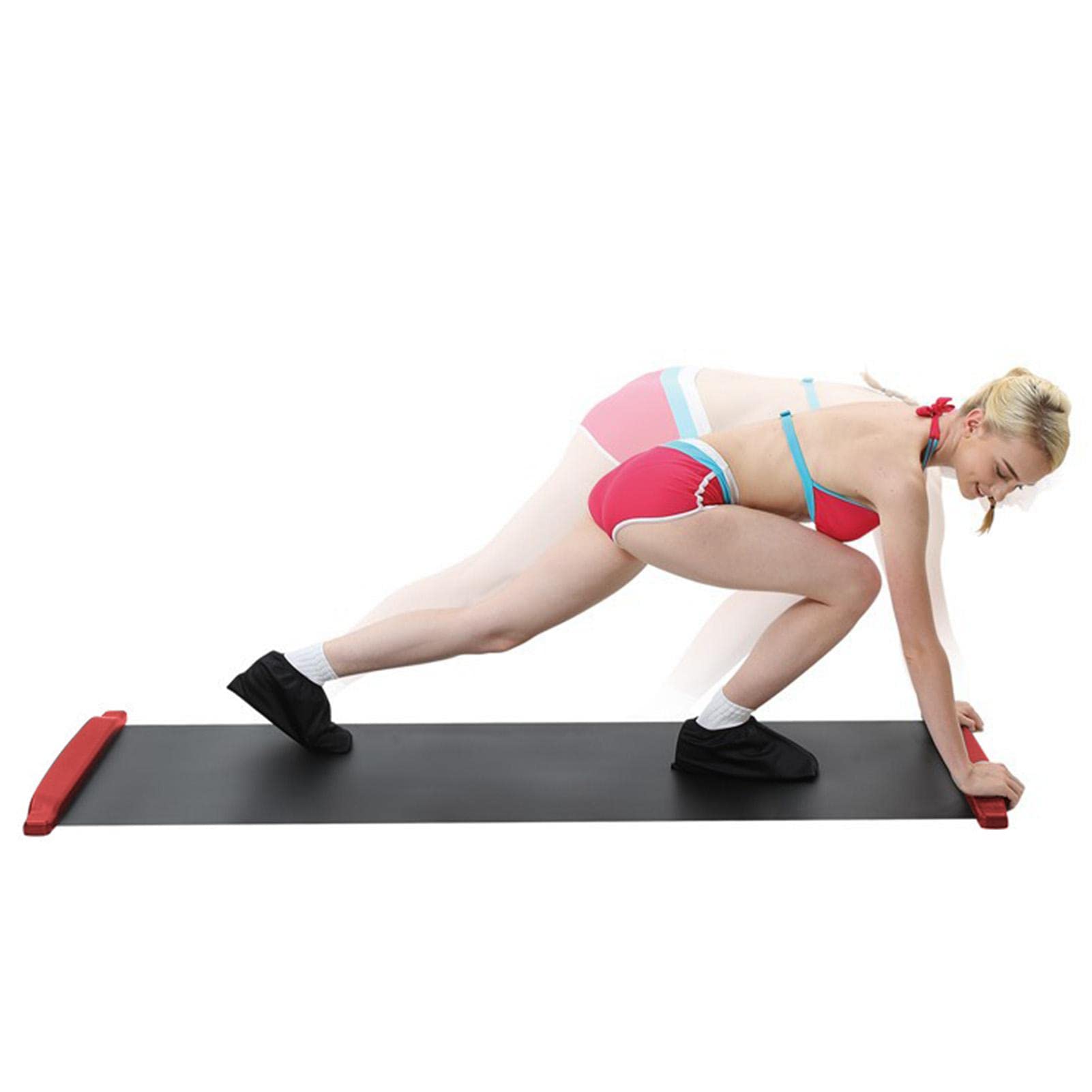 Exercise Slide Board Mat for Fitness Workout & Balance Training - Non-Slip Skating Training Blanket for Home Gym, Core Strength & Glute Exercises - Perfect for Hockey Players, Figure Skaters & CrossFit Athletes