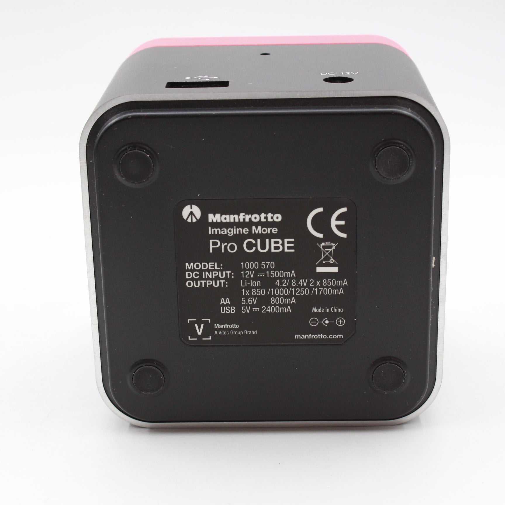 Manfrotto ProCUBE Professional Twin Charger for Canon LP-E6 LP-E6N LP-E6NH LP-E8 LP-E17 Batteries - Fast Dual Charging Station for DSLR Cameras - Perfect for Travel Photography & Professional Studio Use