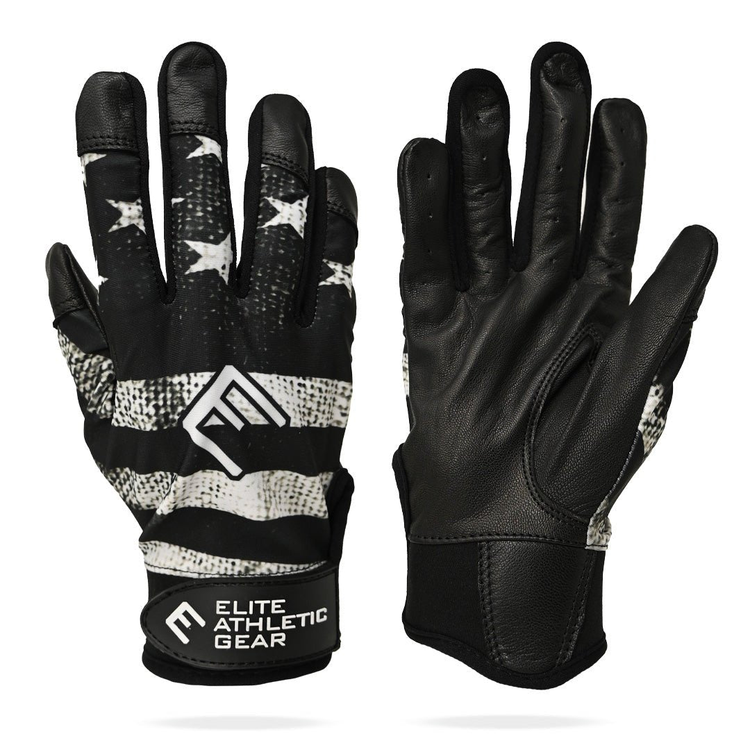Shadow Old Glory Batting Gloves - Premium Baseball & Softball Training Gloves for Men & Women - Perfect for Practice, Games & Fielding