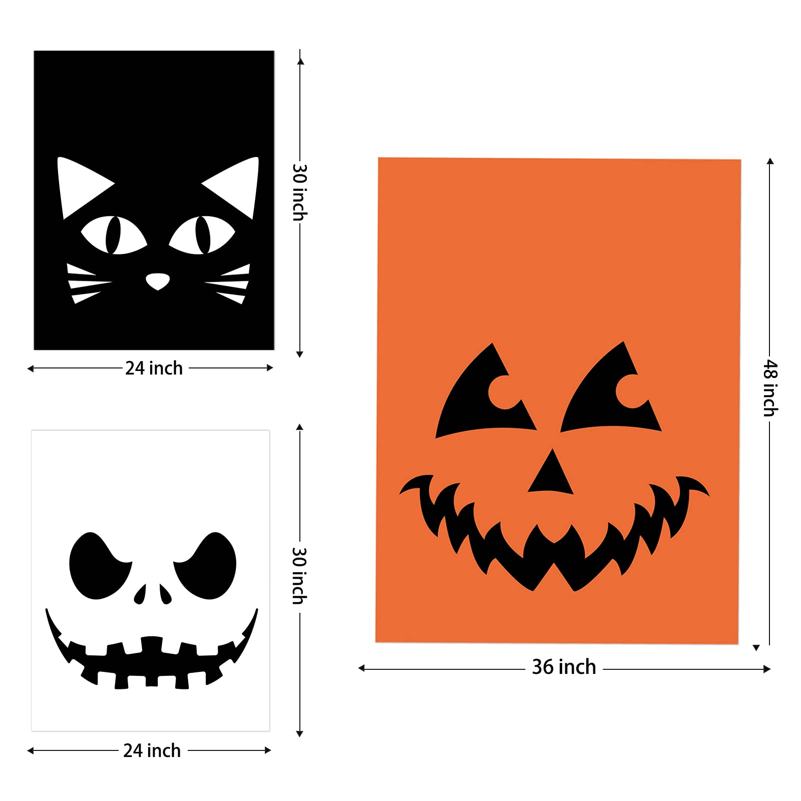 Large Halloween Pumpkin Leaf Bags - 9Pcs Heavy Duty Yard Waste Bags with Twist Ties | Outdoor Fall Decorations, Lawn Leaf Collection & Pumpkin Patch Cleanup | Perfect for Halloween Party Decor, Autumn Yard Maintenance & Seasonal Cleanup