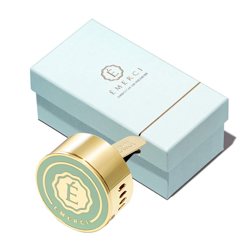 Premium Magnetic Car Air Freshener Vent Clip - Luxury Aromatherapy Diffuser with Terracotta Mint Arpege Scent | Alloy Design for Cars, Trucks & SUVs | Long-Lasting Fragrance for Road Trips & Daily Commute