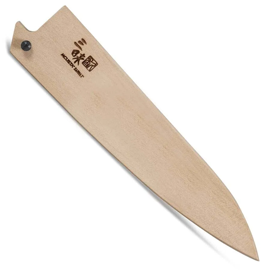 Premium Wooden Saya Knife Cover for Z237 - Handcrafted Japanese Knife Sheath - Perfect for Kitchen, Camping & Outdoor Cooking