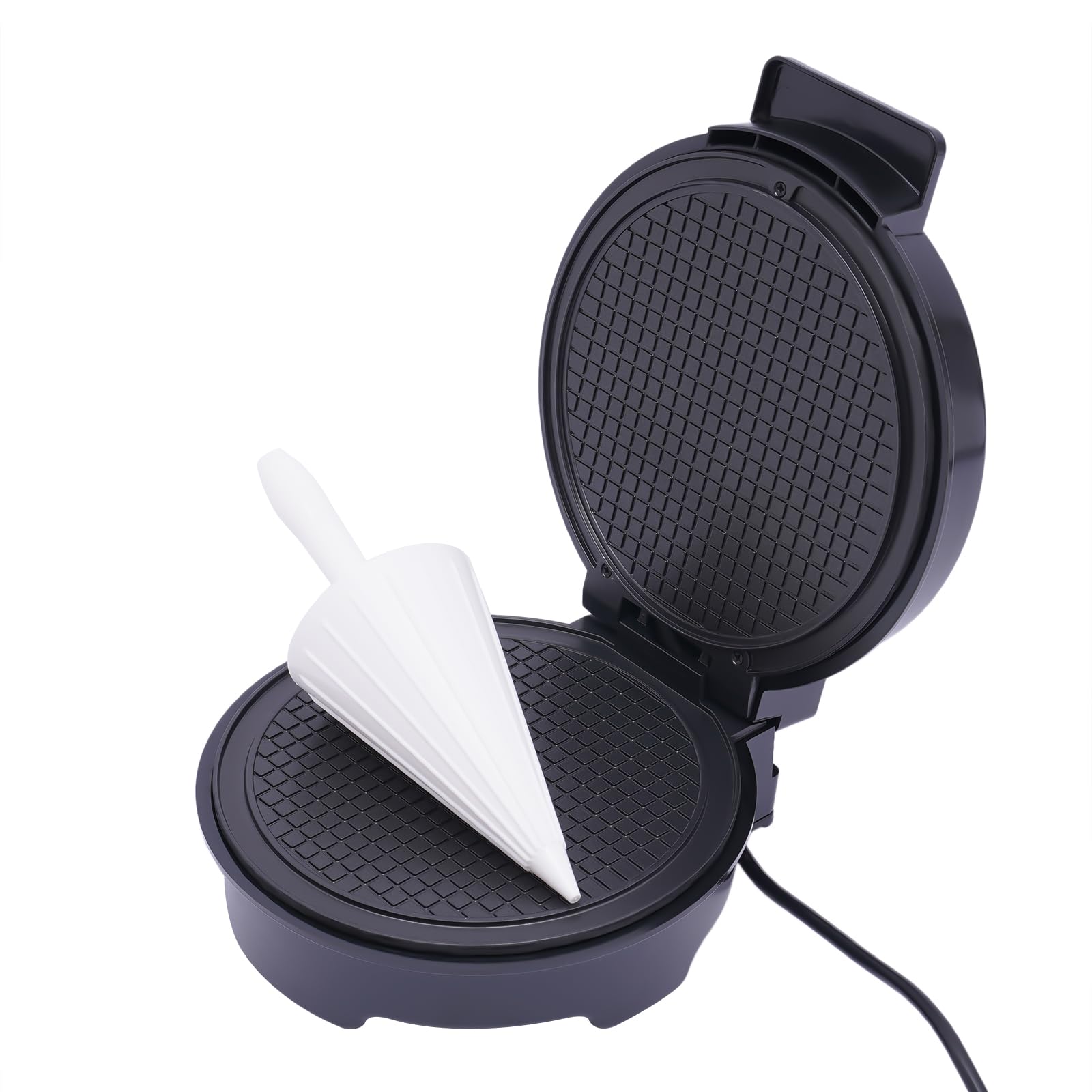 Best Belgian Waffle Maker with Cone - Non-Stick Electric Waffle Iron for Homemade Waffles, Pancakes & Ice Cream Cones - Perfect for Breakfast, Desserts & Party Snacks