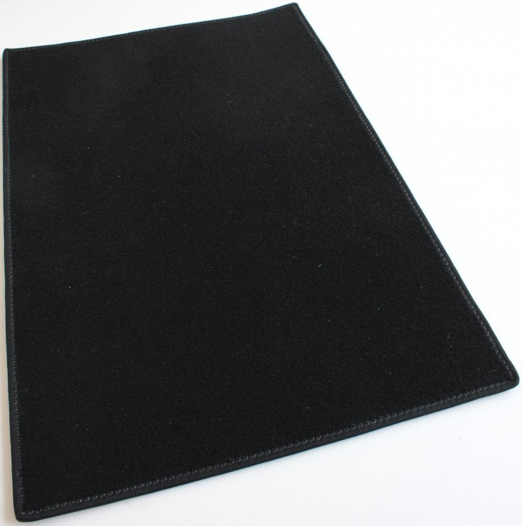 Koeckritz Black Area Rug 9'x12' - Soft Indoor/Outdoor Carpet - Perfect for Living Room, Bedroom & Patio Decor