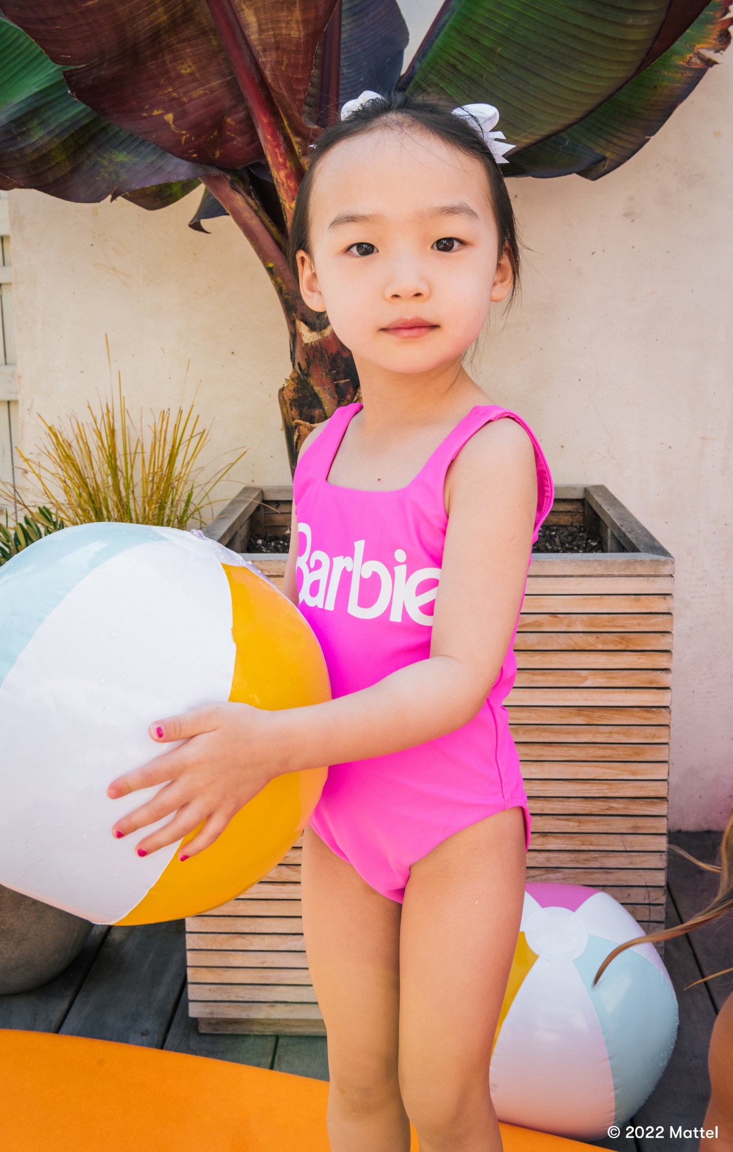 Lil Barbie™ Babe One Piece Swimsuit - Malibu Pink | Stylish Bathing Suit for Women & Girls | Perfect for Beach, Pool & Summer Vacations
