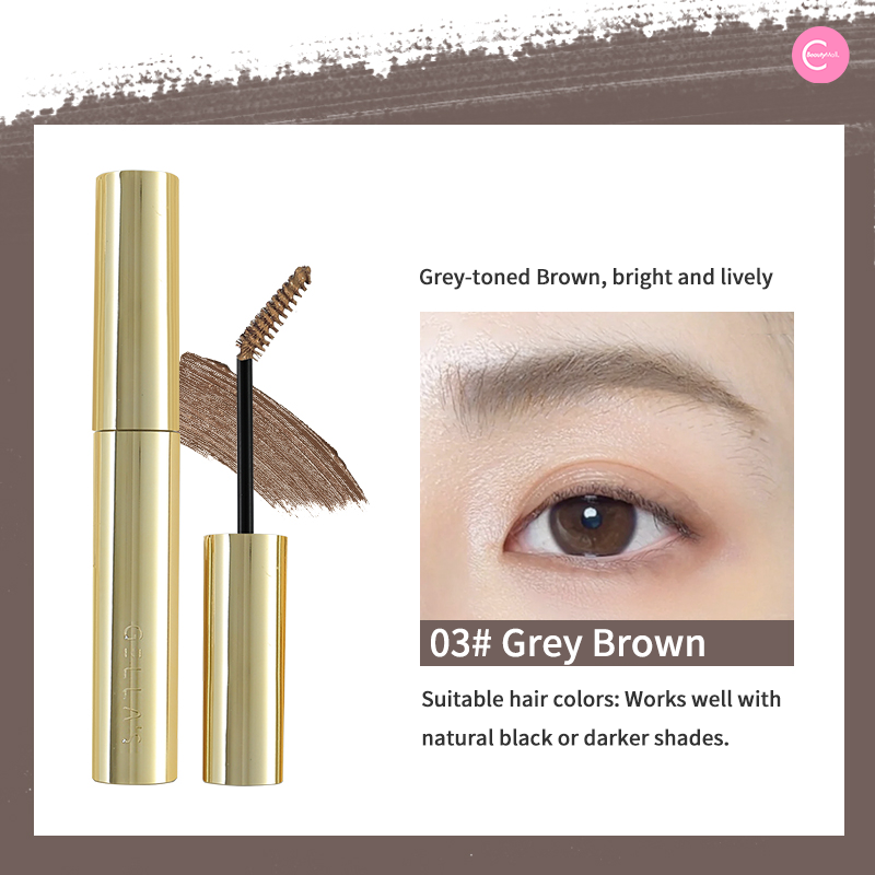 GELLA'S Volumizing Tint Brow Gel - Eyebrow Makeup for Thicker, Fuller Brows - Waterproof & Long-Lasting - Perfect for Daily Use & Special Occasions