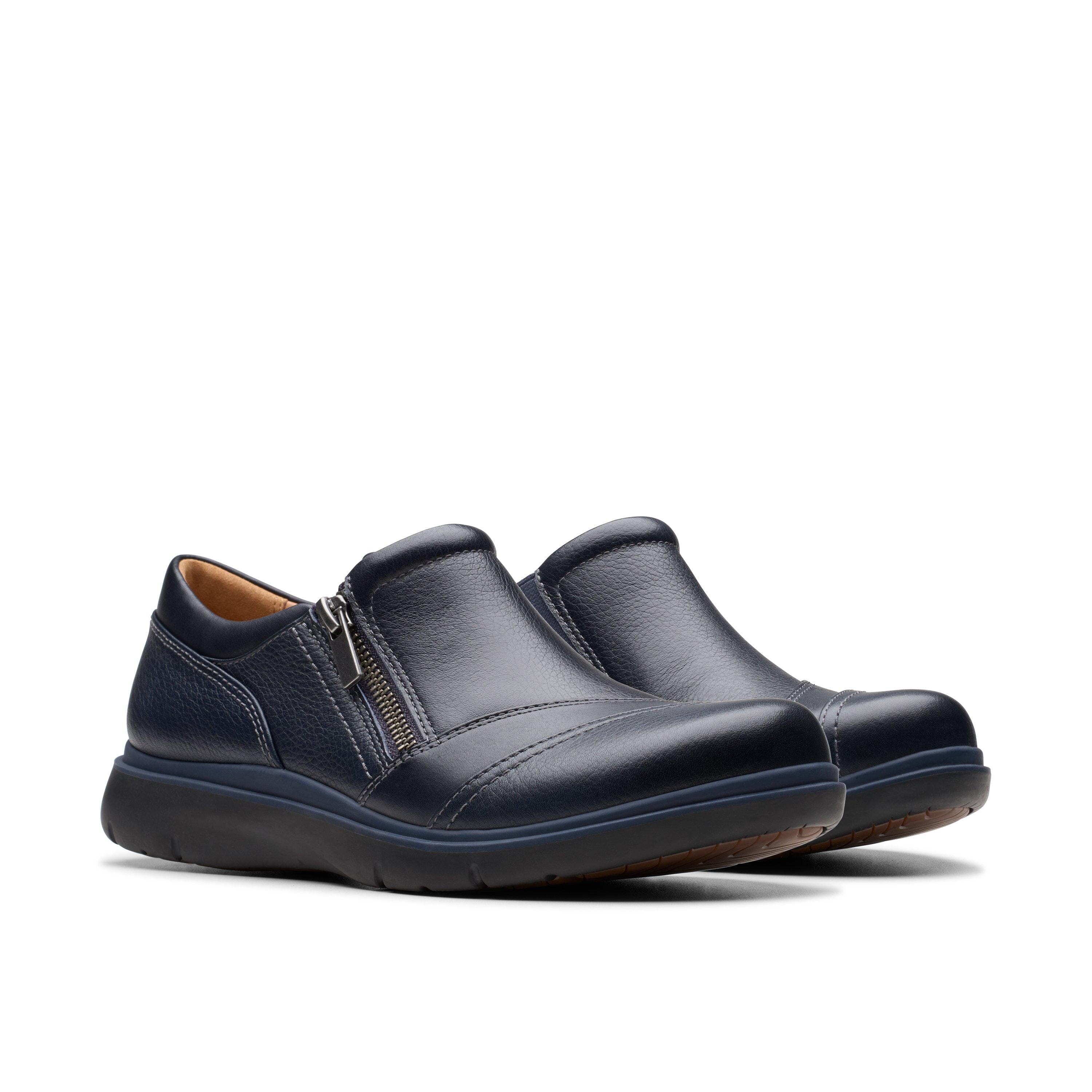 Clarks Certina Pure Women's Comfortable Slip-On Shoes - Medium & Wide Width Options for All-Day Wear - Perfect for Work, Travel & Casual Outings