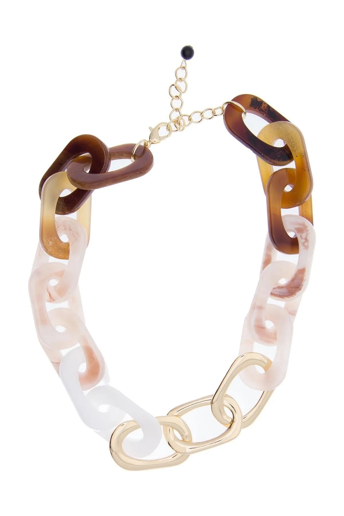 Stylish Multicolor Chunky Chain Statement Necklace for Women - Bold Fashion Jewelry for Party, Evening Out & Special Occasions