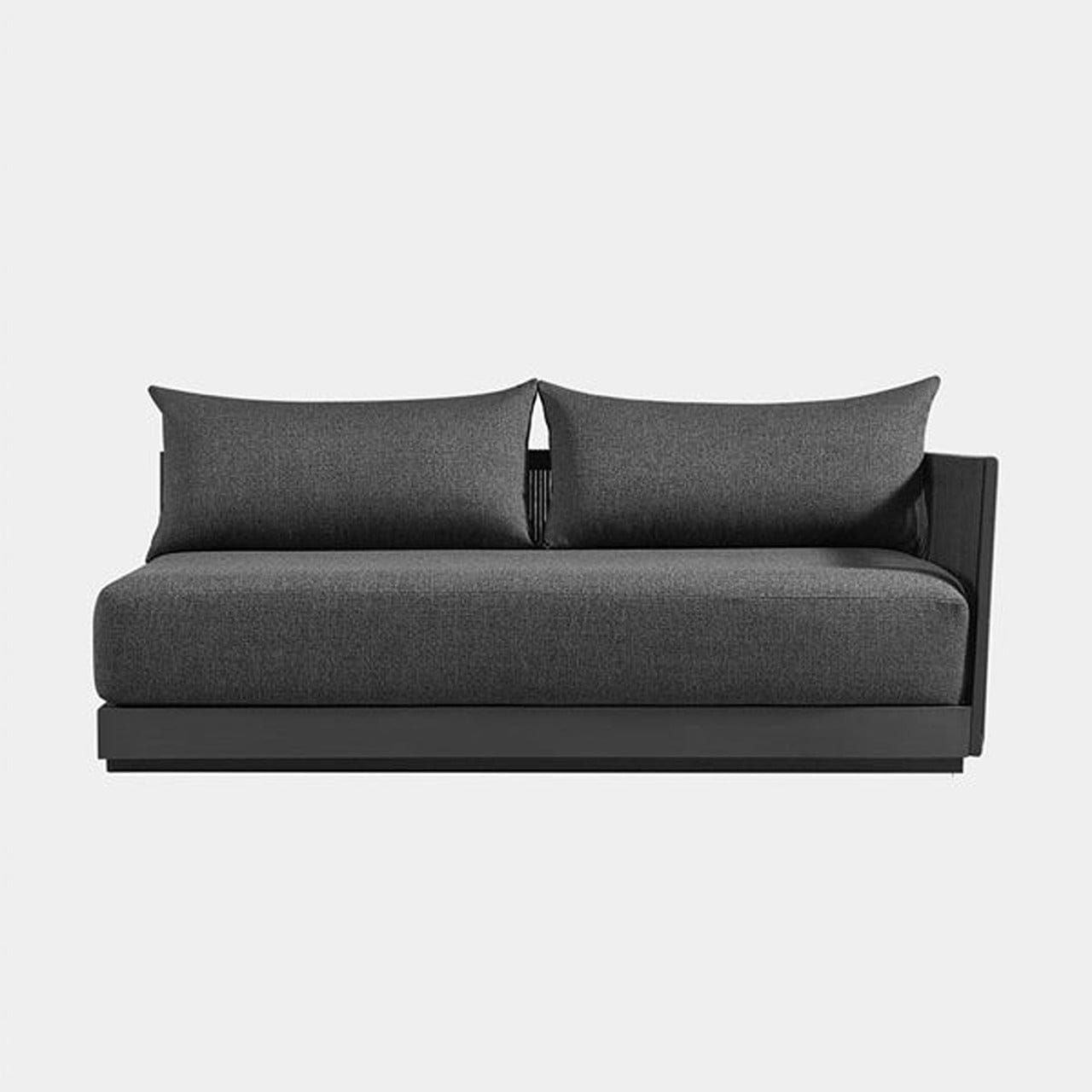 Antigua Outdoor 2-Seat Right-Arm Sectional Sofa - Patio Furniture for Backyard, Poolside & Garden Relaxation