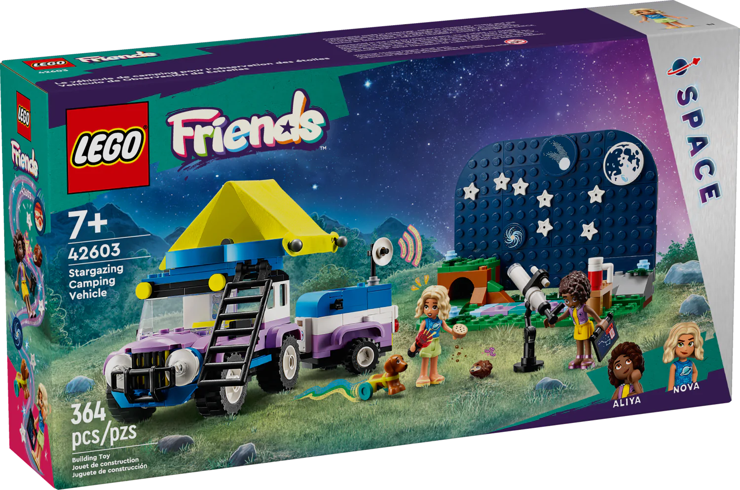 LEGO® Friends™ Stargazing Camping Vehicle Building Toy Set - Creative STEM Playset for Kids Ages 6+ | Perfect for Outdoor Adventures & Camping Themed Birthday Gifts
