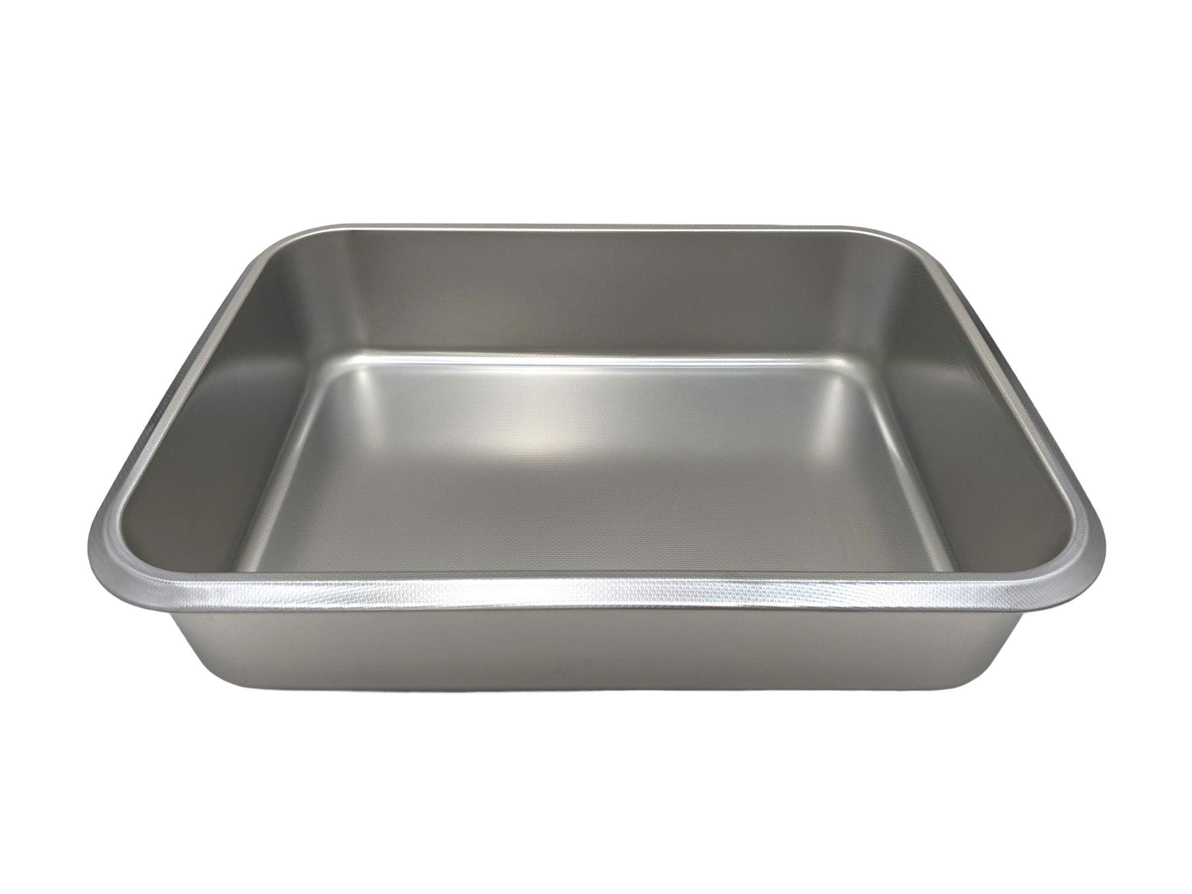 17x13x4 Stainless Steel Rectangle Baking Pan for Cakes, Brownies & Lasagna - Perfect for Home Baking & Commercial Kitchens