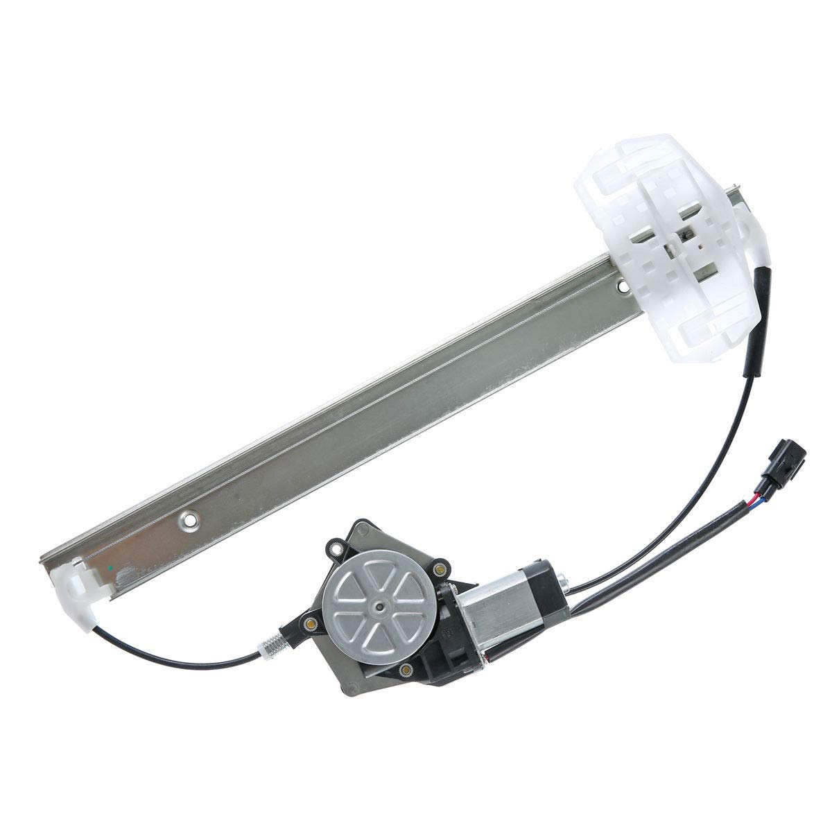 YHTAUTO Front Power Window Regulator with 2-Pin Motor Assembly - Compatible with Jeep Wrangler 2007-2018 & Wrangler JK 2018 Models - Driver Side Replacement Part for Smooth Window Operation - Perfect for Off-Road Adventures and Daily Commuting