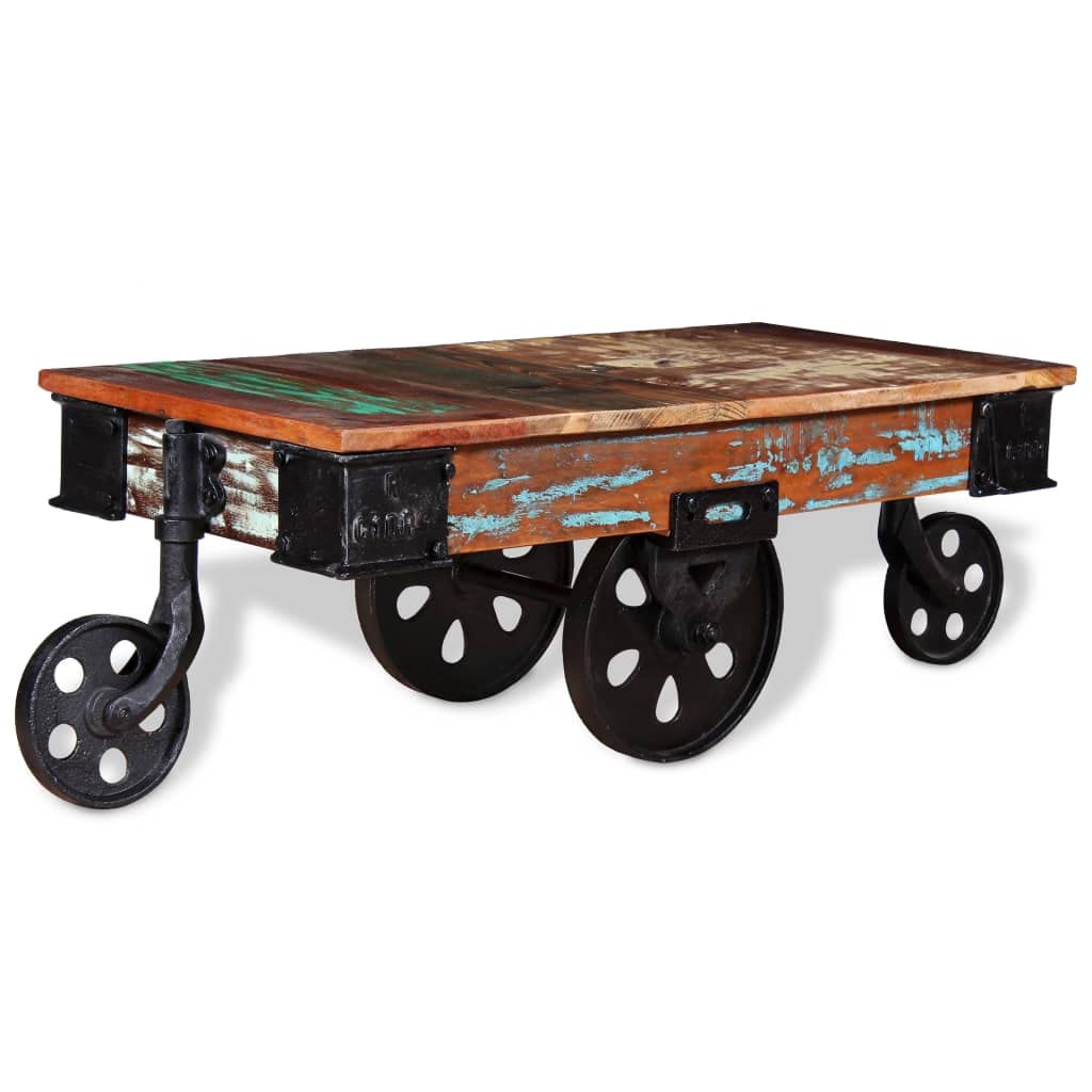 CHARMMA Reclaimed Wood Coffee Table 35.4